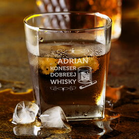 Szklanka do whisky z grawerem